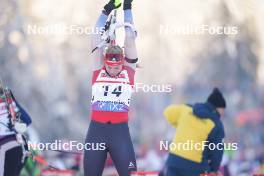 12.01.2024, Ruhpolding, Germany (GER): Amy Baserga (SUI) - IBU World Cup Biathlon, sprint women, Ruhpolding (GER). www.nordicfocus.com. © Thibaut/NordicFocus. Every downloaded picture is fee-liable.