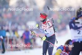 12.01.2024, Ruhpolding, Germany (GER): Amy Baserga (SUI) - IBU World Cup Biathlon, sprint women, Ruhpolding (GER). www.nordicfocus.com. © Thibaut/NordicFocus. Every downloaded picture is fee-liable.