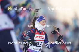 12.01.2024, Ruhpolding, Germany (GER): Jeanne Richard (FRA) - IBU World Cup Biathlon, sprint women, Ruhpolding (GER). www.nordicfocus.com. © Thibaut/NordicFocus. Every downloaded picture is fee-liable.