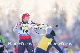 12.01.2024, Ruhpolding, Germany (GER): Amy Baserga (SUI) - IBU World Cup Biathlon, sprint women, Ruhpolding (GER). www.nordicfocus.com. © Thibaut/NordicFocus. Every downloaded picture is fee-liable.