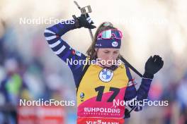 12.01.2024, Ruhpolding, Germany (GER): Justine Braisaz-Bouchet (FRA) - IBU World Cup Biathlon, sprint women, Ruhpolding (GER). www.nordicfocus.com. © Thibaut/NordicFocus. Every downloaded picture is fee-liable.