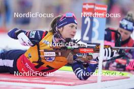 12.01.2024, Ruhpolding, Germany (GER): Justine Braisaz-Bouchet (FRA) - IBU World Cup Biathlon, sprint women, Ruhpolding (GER). www.nordicfocus.com. © Thibaut/NordicFocus. Every downloaded picture is fee-liable.