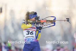 12.01.2024, Ruhpolding, Germany (GER): Mona Brorsson (SWE) - IBU World Cup Biathlon, sprint women, Ruhpolding (GER). www.nordicfocus.com. © Thibaut/NordicFocus. Every downloaded picture is fee-liable.