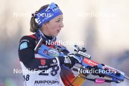 12.01.2024, Ruhpolding, Germany (GER): Franziska Preuss (GER) - IBU World Cup Biathlon, sprint women, Ruhpolding (GER). www.nordicfocus.com. © Thibaut/NordicFocus. Every downloaded picture is fee-liable.