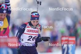 12.01.2024, Ruhpolding, Germany (GER): Lisa Vittozzi (ITA) - IBU World Cup Biathlon, sprint women, Ruhpolding (GER). www.nordicfocus.com. © Thibaut/NordicFocus. Every downloaded picture is fee-liable.