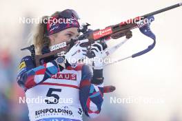 12.01.2024, Ruhpolding, Germany (GER): Karoline Offigstad Knotten (NOR) - IBU World Cup Biathlon, sprint women, Ruhpolding (GER). www.nordicfocus.com. © Thibaut/NordicFocus. Every downloaded picture is fee-liable.