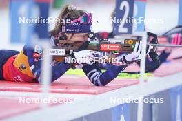 12.01.2024, Ruhpolding, Germany (GER): Justine Braisaz-Bouchet (FRA) - IBU World Cup Biathlon, sprint women, Ruhpolding (GER). www.nordicfocus.com. © Thibaut/NordicFocus. Every downloaded picture is fee-liable.