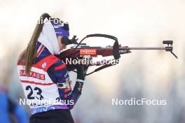 12.01.2024, Ruhpolding, Germany (GER): Jeanne Richard (FRA) - IBU World Cup Biathlon, sprint women, Ruhpolding (GER). www.nordicfocus.com. © Thibaut/NordicFocus. Every downloaded picture is fee-liable.