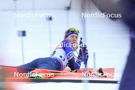 12.01.2024, Ruhpolding, Germany (GER): Chloe Levins (USA) - IBU World Cup Biathlon, sprint women, Ruhpolding (GER). www.nordicfocus.com. © Manzoni/NordicFocus. Every downloaded picture is fee-liable.