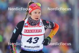 12.01.2024, Ruhpolding, Germany (GER): Sophia Schneider (GER) - IBU World Cup Biathlon, sprint women, Ruhpolding (GER). www.nordicfocus.com. © Thibaut/NordicFocus. Every downloaded picture is fee-liable.