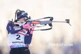 12.01.2024, Ruhpolding, Germany (GER): Samuela Comola (ITA) - IBU World Cup Biathlon, sprint women, Ruhpolding (GER). www.nordicfocus.com. © Thibaut/NordicFocus. Every downloaded picture is fee-liable.