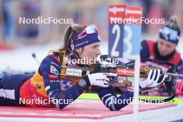 12.01.2024, Ruhpolding, Germany (GER): Justine Braisaz-Bouchet (FRA) - IBU World Cup Biathlon, sprint women, Ruhpolding (GER). www.nordicfocus.com. © Thibaut/NordicFocus. Every downloaded picture is fee-liable.