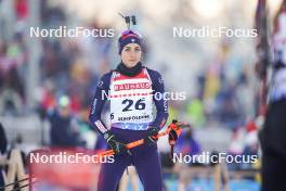 12.01.2024, Ruhpolding, Germany (GER): Lisa Vittozzi (ITA) - IBU World Cup Biathlon, sprint women, Ruhpolding (GER). www.nordicfocus.com. © Thibaut/NordicFocus. Every downloaded picture is fee-liable.