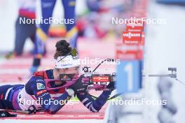 12.01.2024, Ruhpolding, Germany (GER): Lou Jeanmonnot (FRA) - IBU World Cup Biathlon, sprint women, Ruhpolding (GER). www.nordicfocus.com. © Thibaut/NordicFocus. Every downloaded picture is fee-liable.