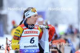 12.01.2024, Ruhpolding, Germany (GER): Lotte Lie (BEL) - IBU World Cup Biathlon, sprint women, Ruhpolding (GER). www.nordicfocus.com. © Manzoni/NordicFocus. Every downloaded picture is fee-liable.