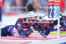 12.01.2024, Ruhpolding, Germany (GER): Lou Jeanmonnot (FRA) - IBU World Cup Biathlon, sprint women, Ruhpolding (GER). www.nordicfocus.com. © Thibaut/NordicFocus. Every downloaded picture is fee-liable.