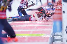 12.01.2024, Ruhpolding, Germany (GER): Lena Haecki-Gross (SUI) - IBU World Cup Biathlon, sprint women, Ruhpolding (GER). www.nordicfocus.com. © Thibaut/NordicFocus. Every downloaded picture is fee-liable.