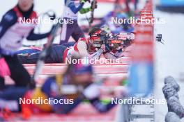 12.01.2024, Ruhpolding, Germany (GER): Lena Haecki-Gross (SUI) - IBU World Cup Biathlon, sprint women, Ruhpolding (GER). www.nordicfocus.com. © Thibaut/NordicFocus. Every downloaded picture is fee-liable.