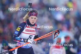 12.01.2024, Ruhpolding, Germany (GER): Karoline Offigstad Knotten (NOR) - IBU World Cup Biathlon, sprint women, Ruhpolding (GER). www.nordicfocus.com. © Thibaut/NordicFocus. Every downloaded picture is fee-liable.