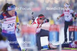 12.01.2024, Ruhpolding, Germany (GER): Lena Haecki-Gross (SUI) - IBU World Cup Biathlon, sprint women, Ruhpolding (GER). www.nordicfocus.com. © Thibaut/NordicFocus. Every downloaded picture is fee-liable.