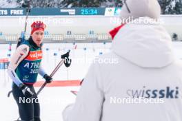 09.01.2024, Ruhpolding, Germany (GER): Sandro Bovisi (SUI) - IBU World Cup Biathlon, training, Ruhpolding (GER). www.nordicfocus.com. © Thibaut/NordicFocus. Every downloaded picture is fee-liable.