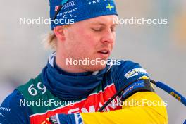 09.01.2024, Ruhpolding, Germany (GER): Emil Nykvist (SWE) - IBU World Cup Biathlon, training, Ruhpolding (GER). www.nordicfocus.com. © Thibaut/NordicFocus. Every downloaded picture is fee-liable.