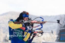 12.01.2024, Ruhpolding, Germany (GER): Peppe Femling (SWE) - IBU World Cup Biathlon, training, Ruhpolding (GER). www.nordicfocus.com. © Manzoni/NordicFocus. Every downloaded picture is fee-liable.