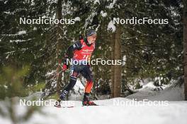 18.01.2024, Antholz, Italy (ITA): Justus Strelow (GER) - IBU World Cup Biathlon, short individual men, Antholz (ITA). www.nordicfocus.com. © Thibaut/NordicFocus. Every downloaded picture is fee-liable.