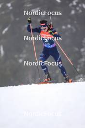 18.01.2024, Antholz, Italy (ITA): Tommaso Giacomel (ITA) - IBU World Cup Biathlon, short individual men, Antholz (ITA). www.nordicfocus.com. © Manzoni/NordicFocus. Every downloaded picture is fee-liable.