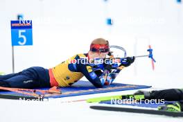 18.01.2024, Antholz, Italy (ITA): Johannes Thingnes Boe (NOR) - IBU World Cup Biathlon, short individual men, Antholz (ITA). www.nordicfocus.com. © Manzoni/NordicFocus. Every downloaded picture is fee-liable.