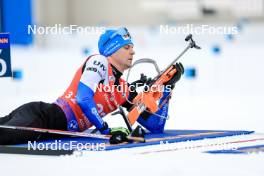 18.01.2024, Antholz, Italy (ITA): Rene Zahkna (EST) - IBU World Cup Biathlon, short individual men, Antholz (ITA). www.nordicfocus.com. © Manzoni/NordicFocus. Every downloaded picture is fee-liable.