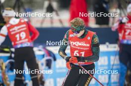 18.01.2024, Antholz, Italy (ITA): Maksim Fomin (LTU) - IBU World Cup Biathlon, short individual men, Antholz (ITA). www.nordicfocus.com. © Thibaut/NordicFocus. Every downloaded picture is fee-liable.