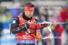 18.01.2024, Antholz, Italy (ITA): Philipp Nawrath (GER) - IBU World Cup Biathlon, short individual men, Antholz (ITA). www.nordicfocus.com. © Thibaut/NordicFocus. Every downloaded picture is fee-liable.