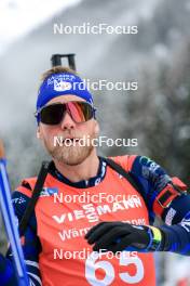 18.01.2024, Antholz, Italy (ITA): Antonin Guigonnat (FRA) - IBU World Cup Biathlon, short individual men, Antholz (ITA). www.nordicfocus.com. © Manzoni/NordicFocus. Every downloaded picture is fee-liable.