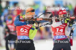 18.01.2024, Antholz, Italy (ITA): Anton Vidmar (SLO) - IBU World Cup Biathlon, short individual men, Antholz (ITA). www.nordicfocus.com. © Thibaut/NordicFocus. Every downloaded picture is fee-liable.