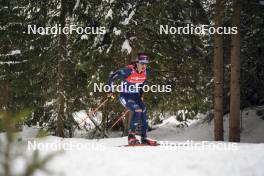 18.01.2024, Antholz, Italy (ITA): Tommaso Giacomel (ITA) - IBU World Cup Biathlon, short individual men, Antholz (ITA). www.nordicfocus.com. © Thibaut/NordicFocus. Every downloaded picture is fee-liable.