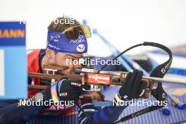 18.01.2024, Antholz, Italy (ITA): Antonin Guigonnat (FRA) - IBU World Cup Biathlon, short individual men, Antholz (ITA). www.nordicfocus.com. © Thibaut/NordicFocus. Every downloaded picture is fee-liable.