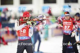 18.01.2024, Antholz, Italy (ITA): James Pacal (SUI) - IBU World Cup Biathlon, short individual men, Antholz (ITA). www.nordicfocus.com. © Thibaut/NordicFocus. Every downloaded picture is fee-liable.