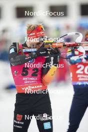 18.01.2024, Antholz, Italy (ITA): Roman Rees (GER) - IBU World Cup Biathlon, short individual men, Antholz (ITA). www.nordicfocus.com. © Thibaut/NordicFocus. Every downloaded picture is fee-liable.