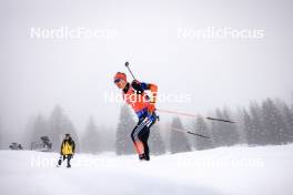 18.01.2024, Antholz, Italy (ITA): Benedikt Doll (GER) - IBU World Cup Biathlon, short individual men, Antholz (ITA). www.nordicfocus.com. © Manzoni/NordicFocus. Every downloaded picture is fee-liable.