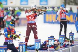 18.01.2024, Antholz, Italy (ITA): Andrejs Rastorgujevs (LAT) - IBU World Cup Biathlon, short individual men, Antholz (ITA). www.nordicfocus.com. © Thibaut/NordicFocus. Every downloaded picture is fee-liable.