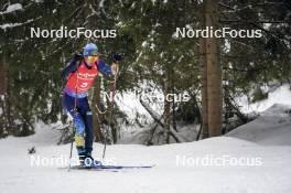 18.01.2024, Antholz, Italy (ITA): Alexandr Mukhin (KAZ) - IBU World Cup Biathlon, short individual men, Antholz (ITA). www.nordicfocus.com. © Thibaut/NordicFocus. Every downloaded picture is fee-liable.