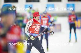 18.01.2024, Antholz, Italy (ITA): James Pacal (SUI) - IBU World Cup Biathlon, short individual men, Antholz (ITA). www.nordicfocus.com. © Thibaut/NordicFocus. Every downloaded picture is fee-liable.