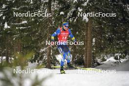 18.01.2024, Antholz, Italy (ITA): Artem Tyshchenko (UKR) - IBU World Cup Biathlon, short individual men, Antholz (ITA). www.nordicfocus.com. © Thibaut/NordicFocus. Every downloaded picture is fee-liable.