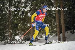 18.01.2024, Antholz, Italy (ITA): Martin Ponsiluoma (SWE) - IBU World Cup Biathlon, short individual men, Antholz (ITA). www.nordicfocus.com. © Thibaut/NordicFocus. Every downloaded picture is fee-liable.