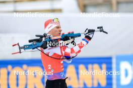 18.01.2024, Antholz, Italy (ITA): Kresimir Crnkovic (CRO) - IBU World Cup Biathlon, short individual men, Antholz (ITA). www.nordicfocus.com. © Manzoni/NordicFocus. Every downloaded picture is fee-liable.