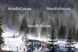 19.01.2024, Antholz, Italy (ITA): Feature: Track atmosphere  - IBU World Cup Biathlon, short individual women, Antholz (ITA). www.nordicfocus.com. © Manzoni/NordicFocus. Every downloaded picture is fee-liable.