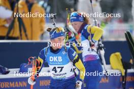 19.01.2024, Antholz, Italy (ITA): Sara Andersson (SWE) - IBU World Cup Biathlon, short individual women, Antholz (ITA). www.nordicfocus.com. © Thibaut/NordicFocus. Every downloaded picture is fee-liable.