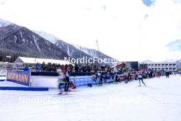 19.01.2024, Antholz, Italy (ITA): Feature: Track atmosphere  - IBU World Cup Biathlon, short individual women, Antholz (ITA). www.nordicfocus.com. © Manzoni/NordicFocus. Every downloaded picture is fee-liable.