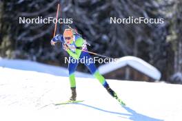 19.01.2024, Antholz, Italy (ITA): Anamarija Lampic (SLO) - IBU World Cup Biathlon, short individual women, Antholz (ITA). www.nordicfocus.com. © Manzoni/NordicFocus. Every downloaded picture is fee-liable.